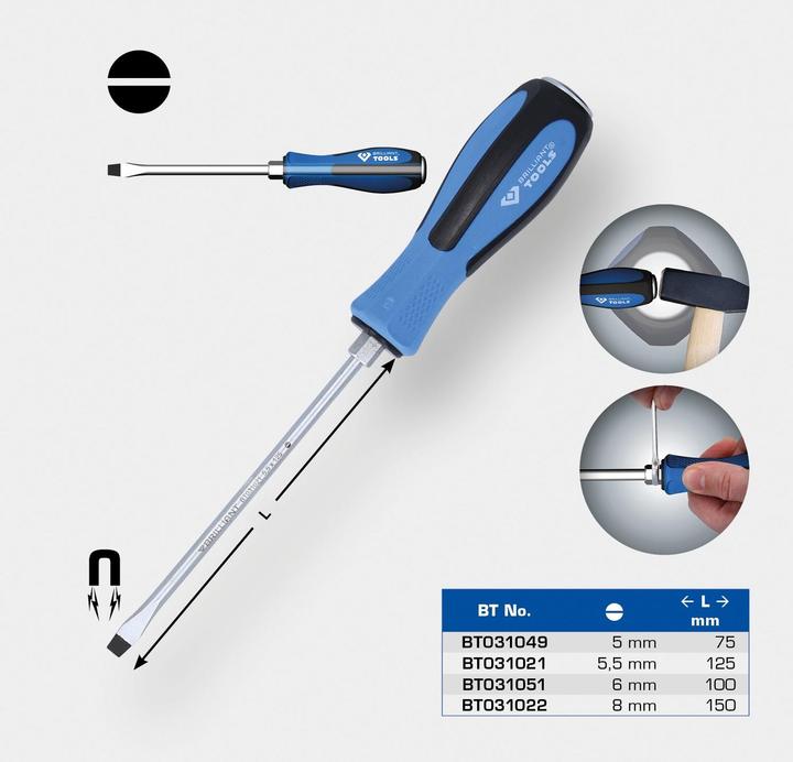 Produktbild Brilliant Tools BT031049 (Kreuzschlitz)