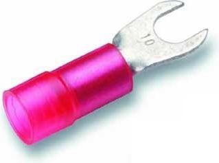 Image du produit Cimco Cosses à sertir, forme fourche Cu, DIN 46237, rouge, 0,5 - 1 mmÂ², 3 mm