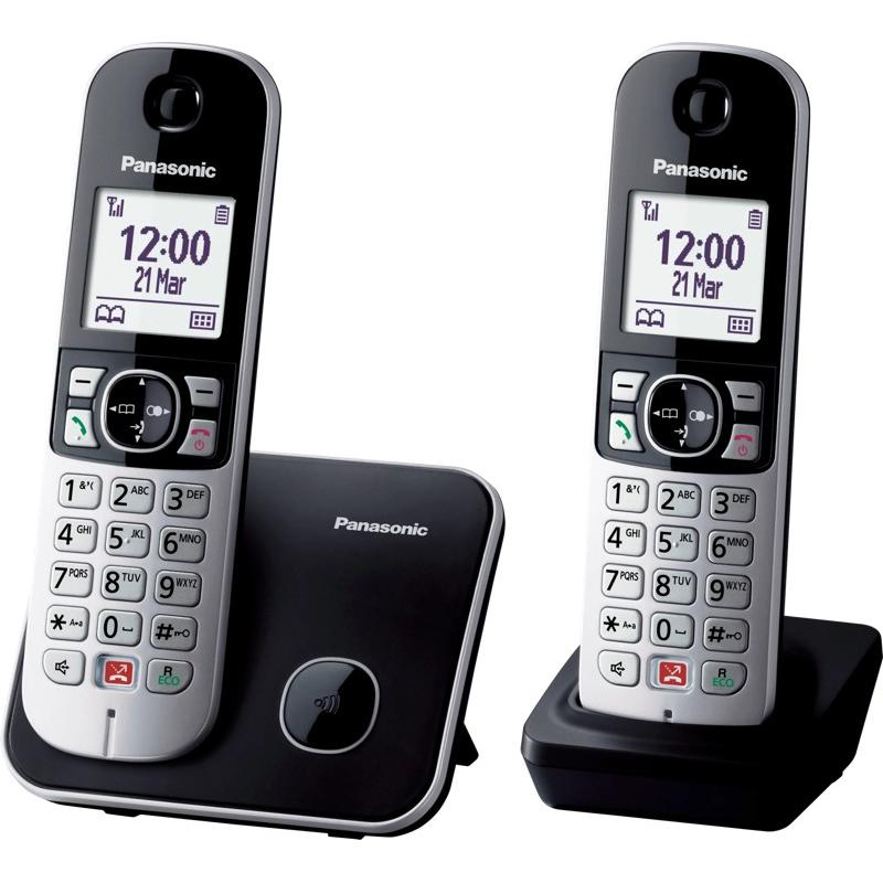 Panasonic KX-TG6852 Duo (KX-TG6852NLB), Telefon, Grau