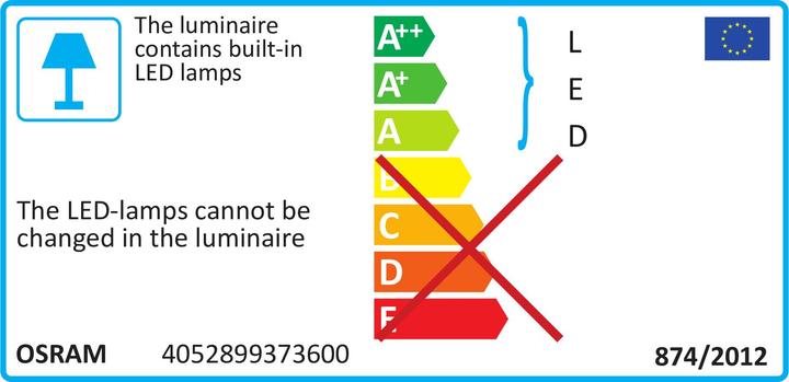 Energie-Label Osram Lunive Vela (700 lm)
