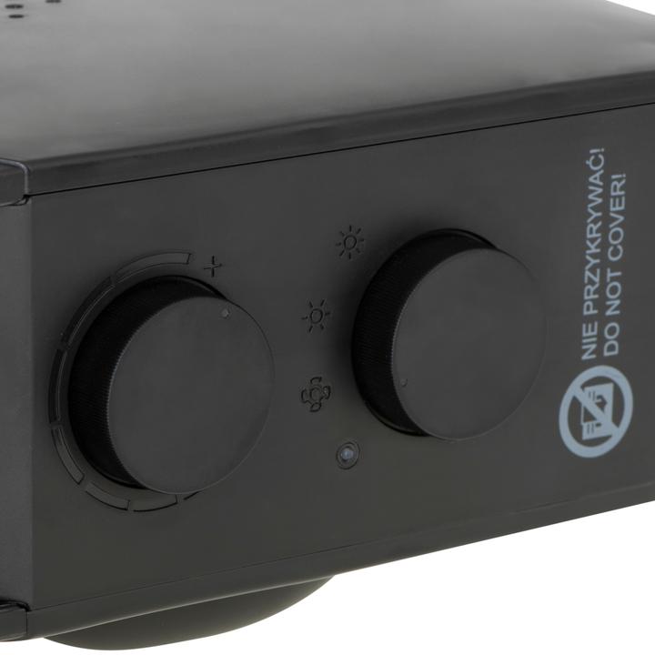 Actual product image Adler Heater AD 7725b Fan heater, 2000 W, Number of power levels 2, Juodas (2000 W)