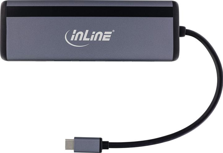 Actual product image InLine 8-in-1 USB-C multihub (USB-C, 5 ports)
