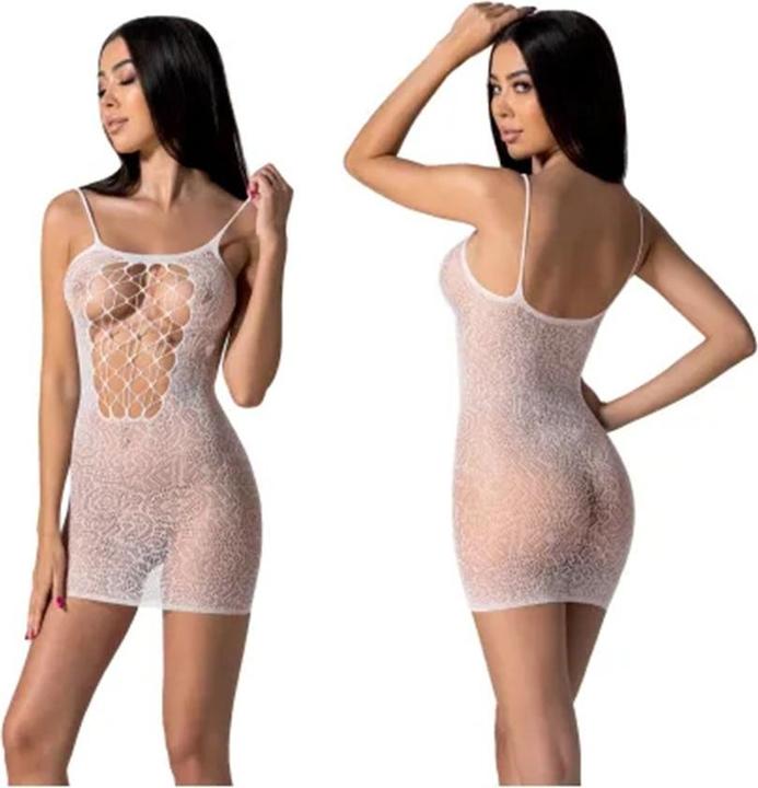 Produktbild Passion Bs096 Bodystocking Blanco Talla Unica