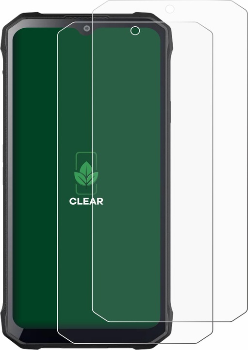 Actual product image ScreenLeaf Screen Protector sustainable Screen Protection, clear, anti-scratch (2 Piece, Hotwav Cyber 7)