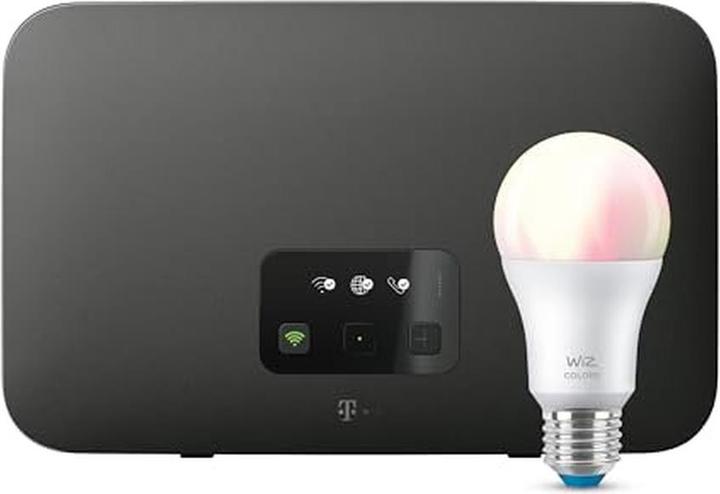 Produktbild Telekom Bundle: Speedport Smart 4R + WiZ Glühlampe