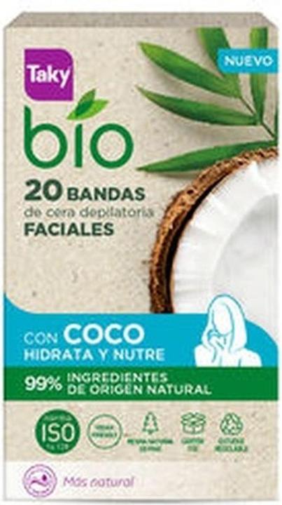 Taky Bio Coco Facial Wax Strips 20 Units (20x)