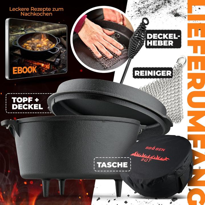 Actual product image BBQ Ben Dutch Oven Set