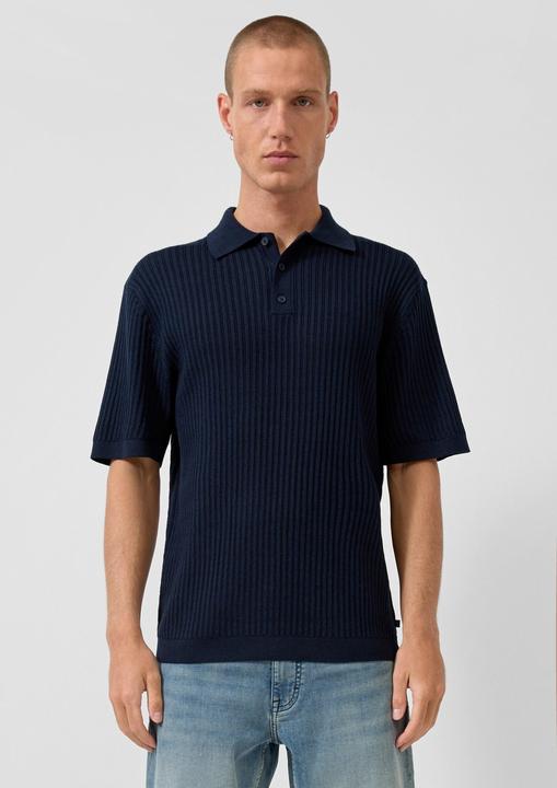 Produktbild s.Oliver Strick-Poloshirt (M)