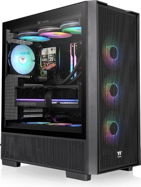Actual product image Thermaltake Tt S380 TG ARGB Black (ATX, mATX, Mini-ITX)