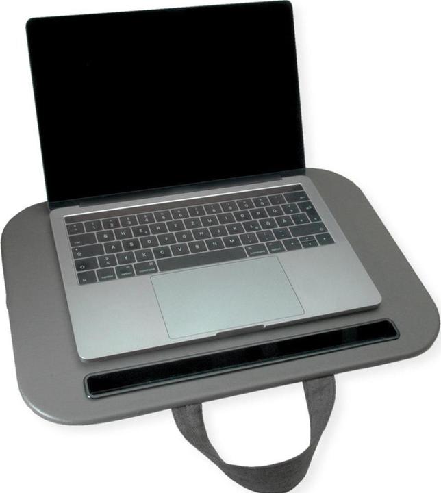 Image du produit Value Tablette à genoux / support pour ordinateur portable/tablette avec coussin, gris