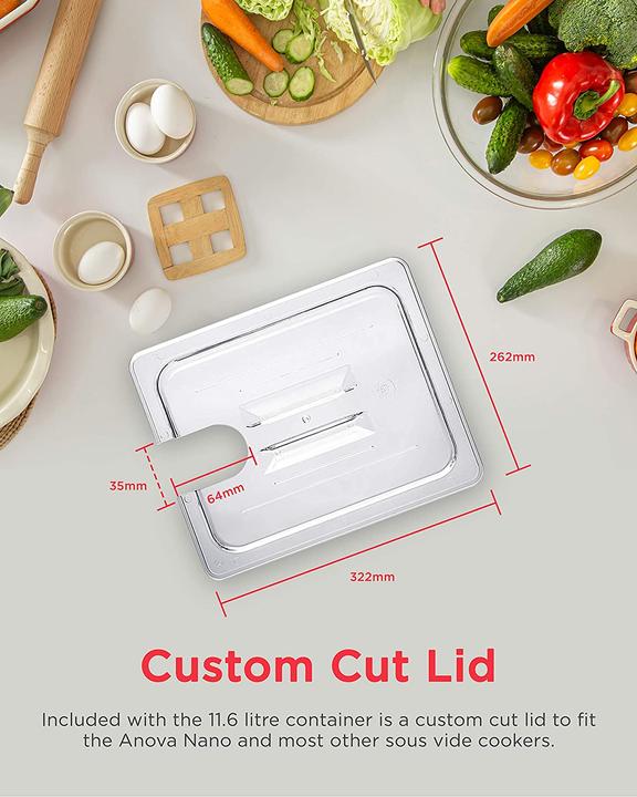 Actual product image Sous Vide Tools Polycarbonate container