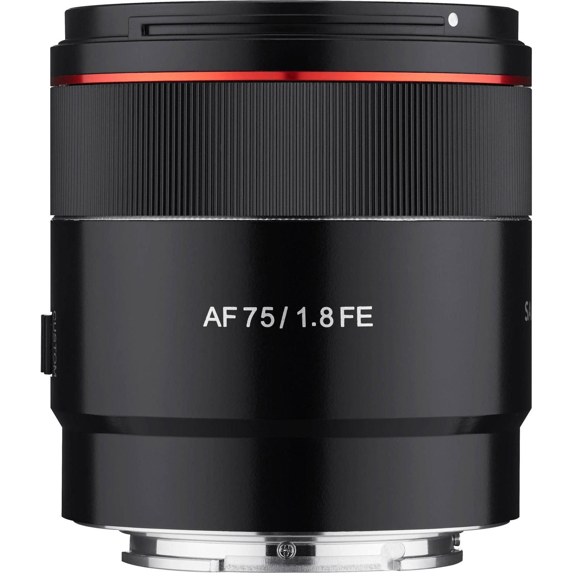 Samyang AF 75mm f/1.8 FE, Sony E (Sony E, Vollformat), Objektiv, Schwarz
