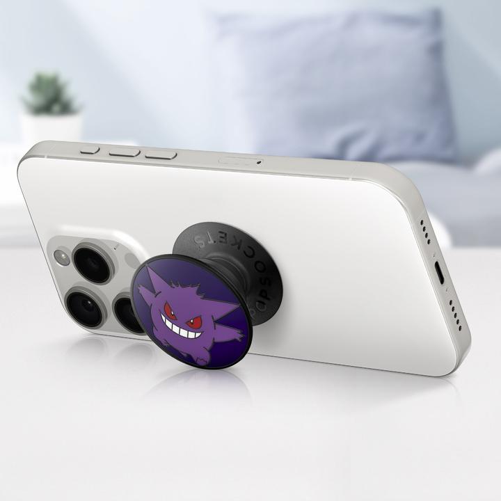 Image du produit PopSockets PopGrip Premium Enamel Glow In the Dark Gengar (émail brillant)