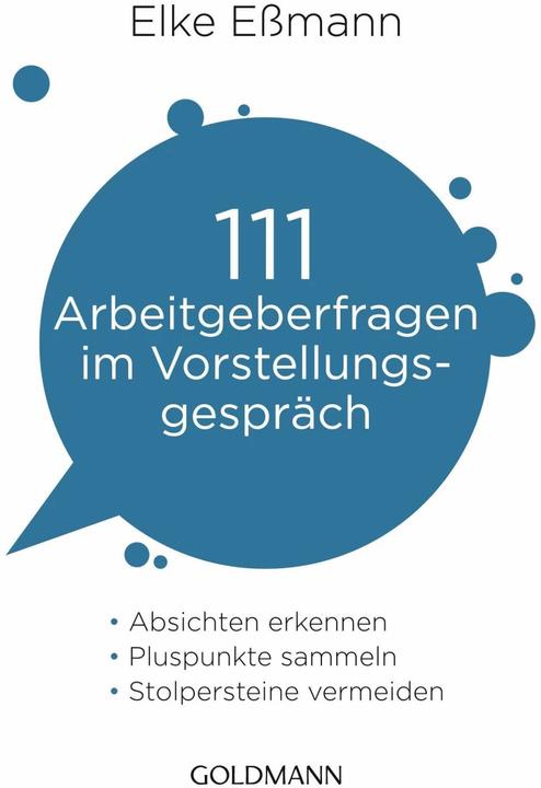 Produktbild 111 Arbeitgeberfragen im Vorstellungsgespräch (Deutsch, Elke Eßmann, 2015)