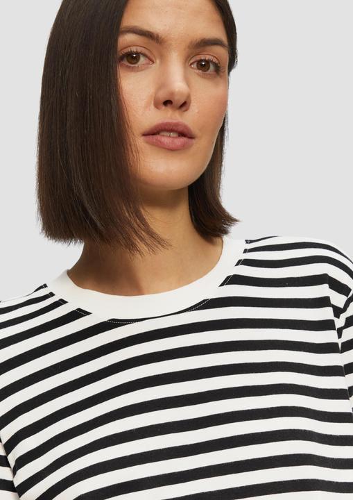 Actual product image S.Oliver T-Shirt Gestreiftes Langarmshirt aus Baumwolljersey (42)