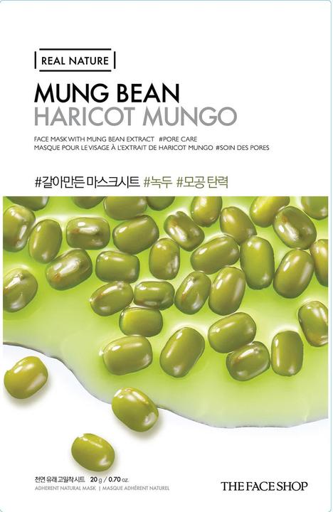 Produktbild The Face Shop Real Nature Face Mask With Mung Bean Extract