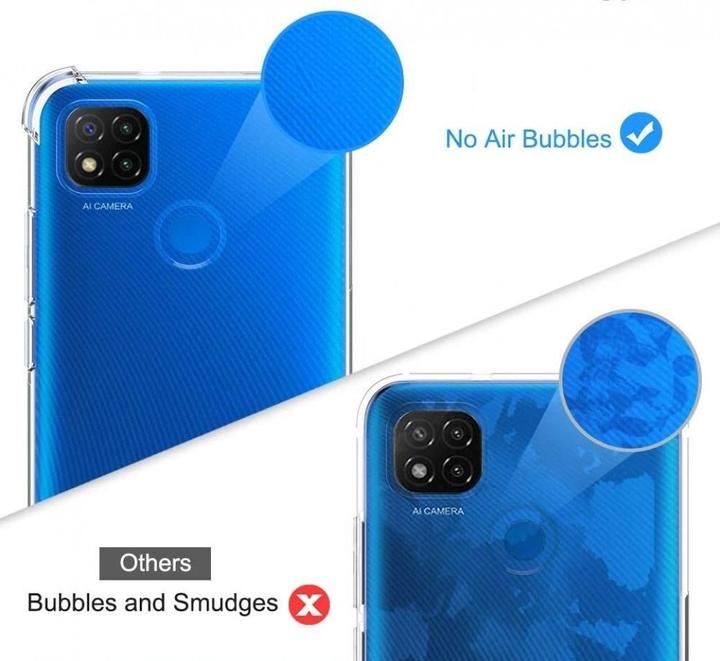 Produktbild Screenguard Xiaomi Redmi 9C Hülle Crystal Soft Airbag Bumper (Xiaomi Redmi 9C)