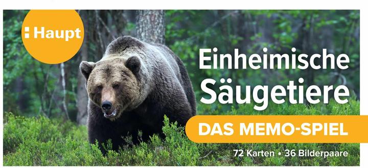 Produktbild Einheimische Säugetiere – das Memo-Spiel (Deutsch)