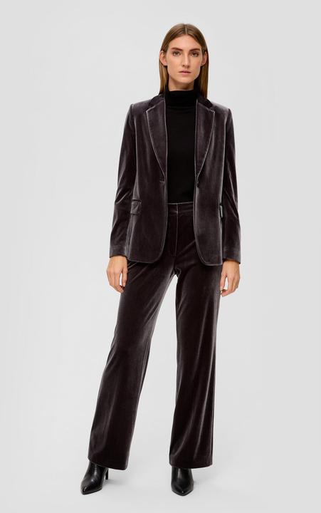 Produktbild s.Oliver Hose Samthose mit Wide Leg (38)