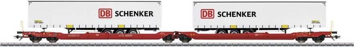 Produktbild Märklin 47470 H0 Gelenk-Taschenwagen Sdggmrss 738 der DB AG (Spur H0)