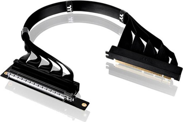 Image du produit Thermaltake TT PCI-E 4.0 Dual 90 Degree Riser Cable 40cm black