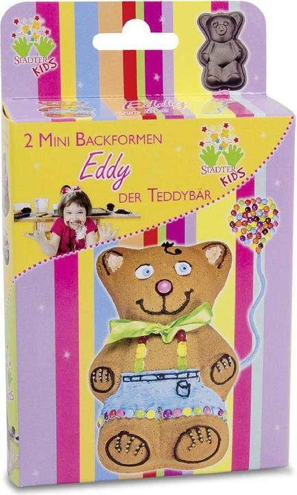 Produktbild Städter 2 Mini Backformen Eddy der Teddybär