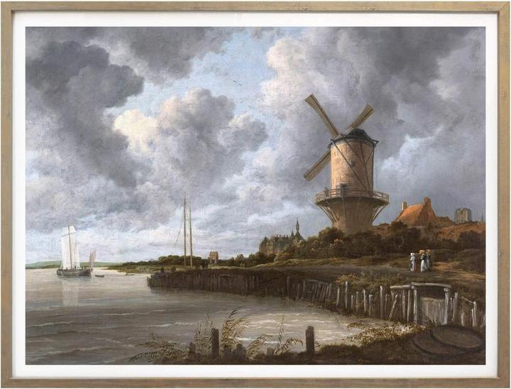 Produktbild Trenddeko van Ruisdael - Die Windmühle von Wijk bei Duurstede (120 x 100 cm)