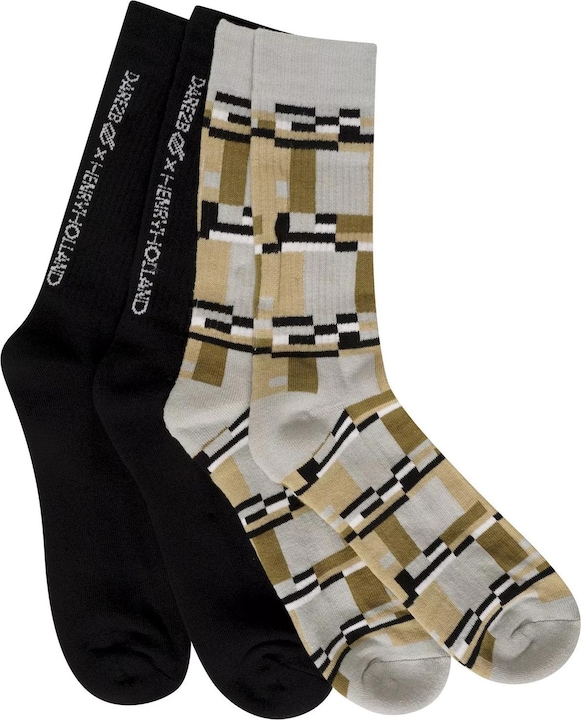 Black, Beige, Grey