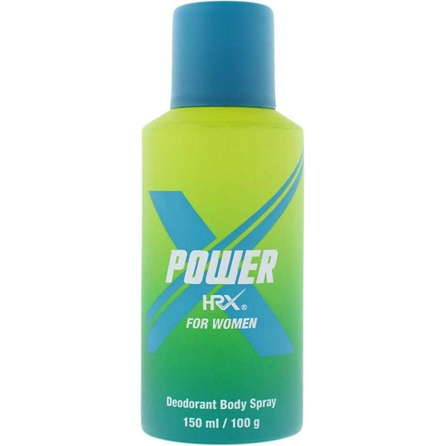 HRX, Deodorante, Power Deodorant 150ml Spray (Getto vaporizzato)