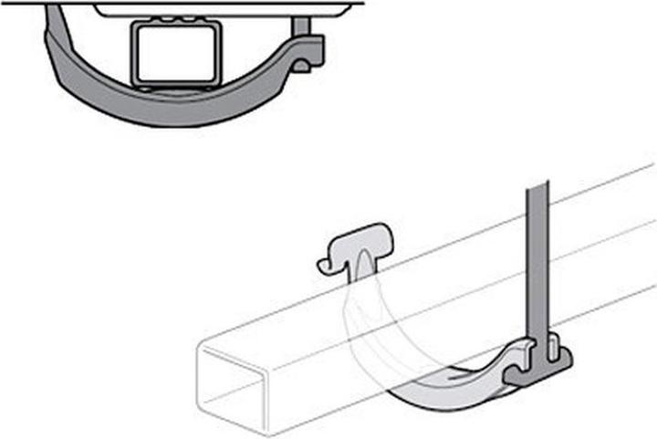 Produktbild Thule ProRide Vierkantrohr Adapter (Schwarz)