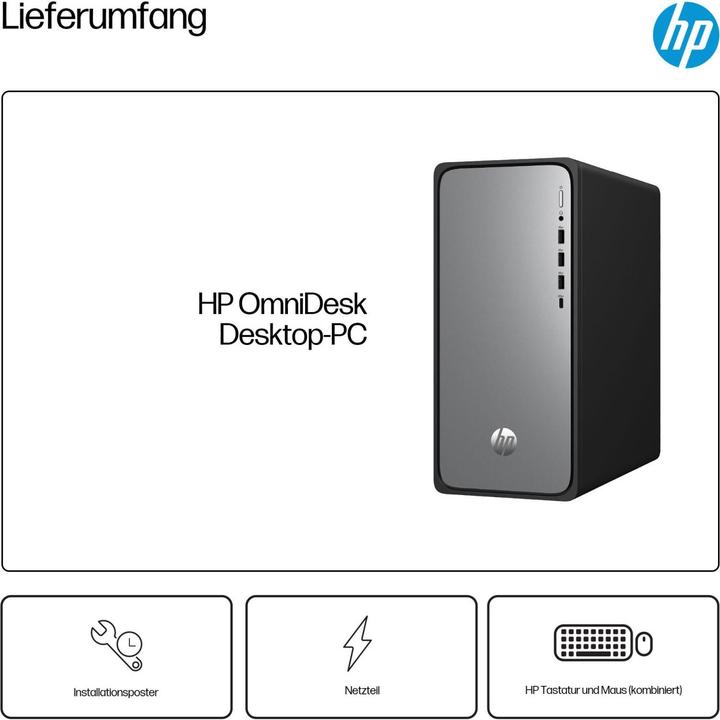 Actual product image HP OmniDesk M02-0156ng (schwarz, ohne Betriebssystem) (Intel Core i5-14400, 16 GB)