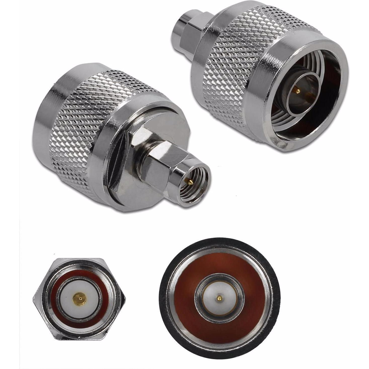 Thumbnail - Delock Antennenadapter N-Type - SMA Stecker-Stecker, 10Ghz (Antennenkabel), Antennenkabel