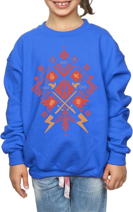 Produktbild Christmas Fair Isle Sweatshirt Mädchen (152, 158)