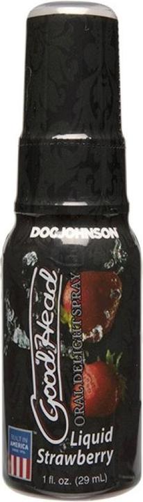 Produktbild Doc Johnson GoodHead™ - Oral Delight Spray - Liquid Strawberry (29 ml)