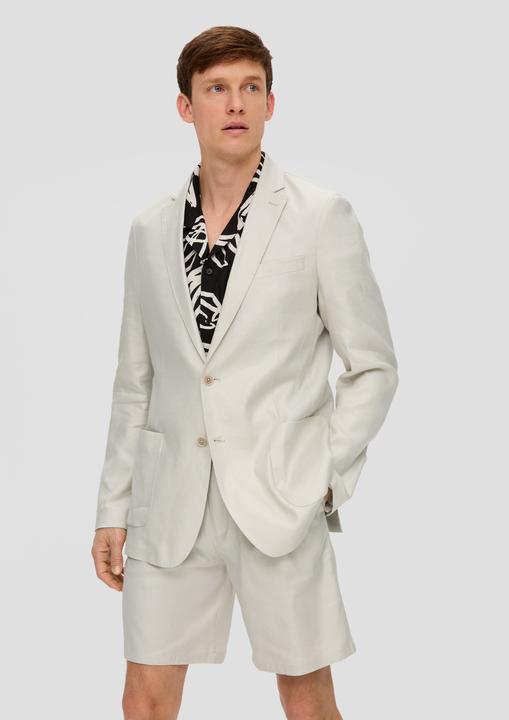 Immagine prodotto S.Oliver Indoor-Sakko Ungefüttertes Sakko aus Leinenmix (46)