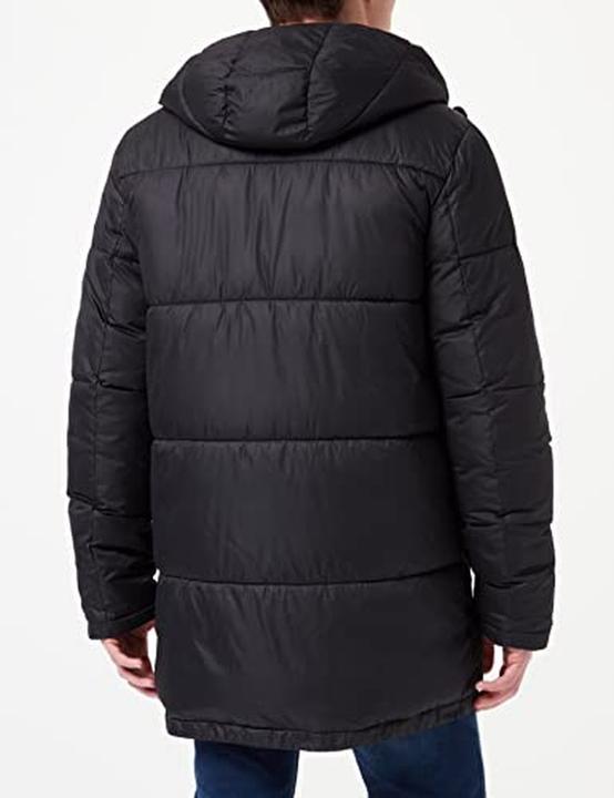 Actual product image MO Stylish Winter Jacket with Logo Buttons, Hood, and Pockets