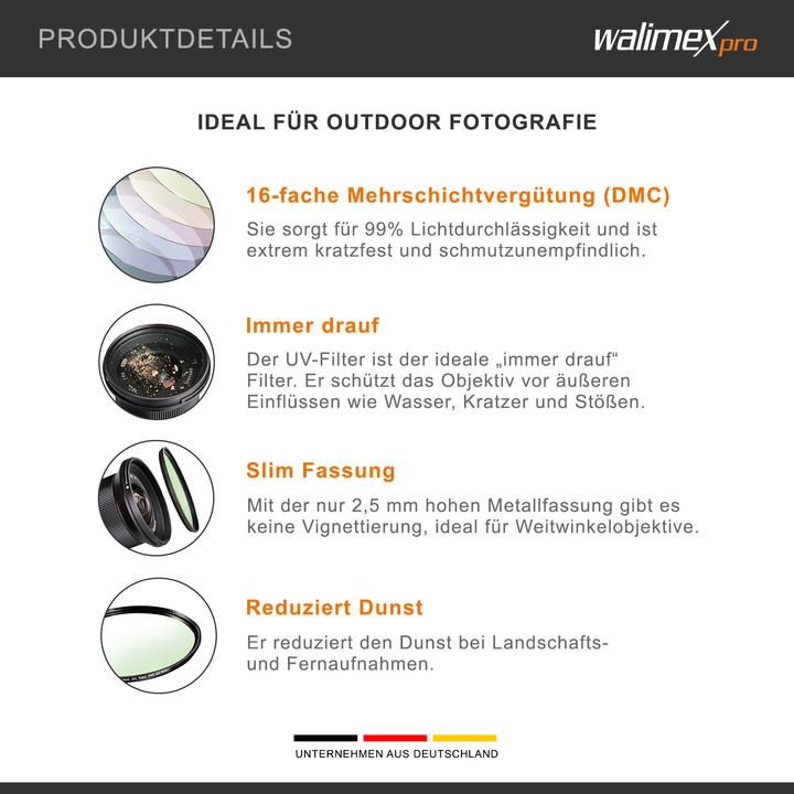 Actual product image Walimex pro pro Slim Super DMC (77 mm, UV filter)