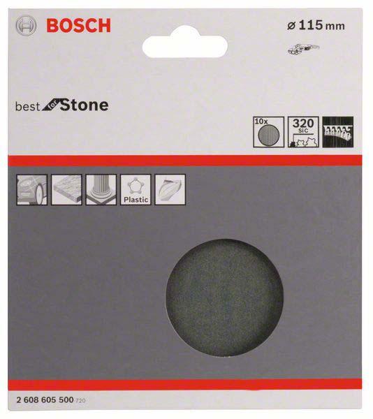 Actual product image Bosch Professional Zubehör PRO F355 sanding sheet, 115 mm, G320 (320)