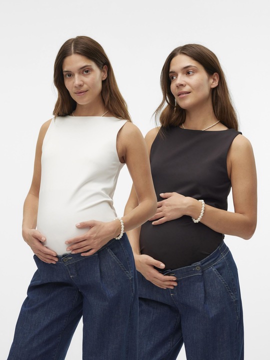 Image du produit Vero Moda Maternity Coupe normale Encolure trapèze Top (XL)