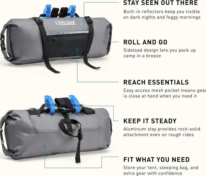 Immagine prodotto Camelbak Pacchetto manubrio M.U.L.E. a caricamento laterale 9 (9 l, Borsa manubrio)