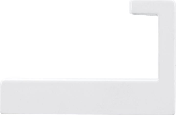 Produktbild Siro MantelHaken Doradus GarderobenHaken 15x61mm, Haken ZN weiss glänzend