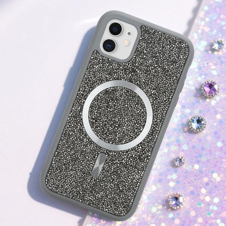Produktbild Cadorabo iPhone 11 Hülle kompatibel mit MagSafe Glitzer Case (Apple iPhone 11)