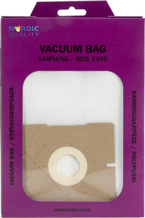 Image du produit Deltaco MGS 2408 Sacs de nettoyage à vide, 5 pcs. (5 x)