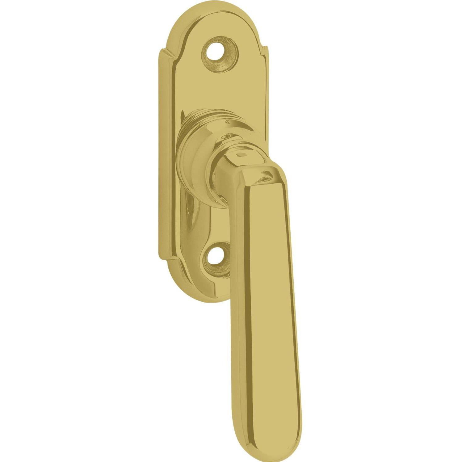 Grundmann, Türgriff + Fenstergriff, Fenstergriff ALT-WIEN 904 - sichtbar geschraubt, 7x35, Messing poliert (Türgriff)