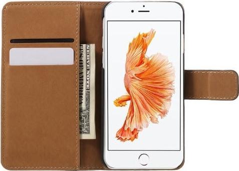 Image du produit Ueli Express iPhone SE / 8 / 7 Livre Etui en cuir véritable avec porte-carte Noir (Apple iPhone 7, Apple iPhone 8, Apple iPhone SE (2ème génération), Apple iPhone SE (3ème génération))