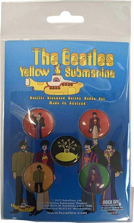 Image du produit The Beatles - Badge YELLOW SUBMARINE