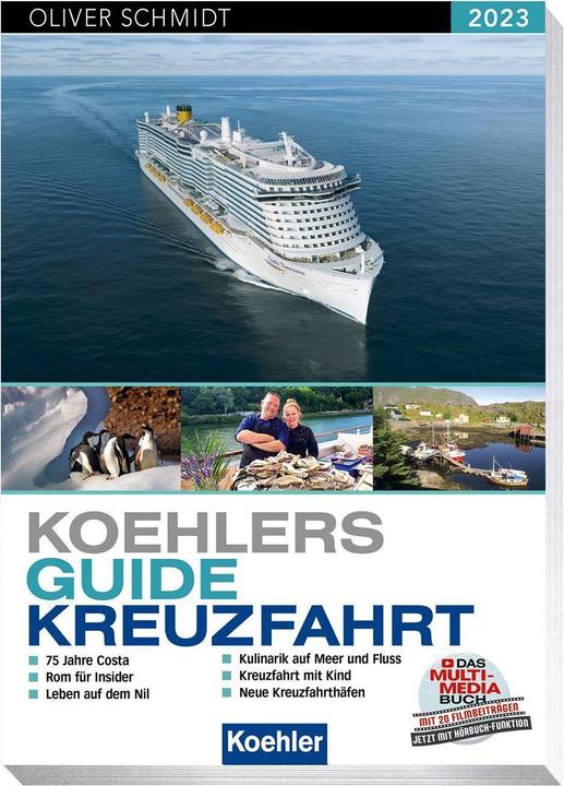 Produktbild Koehlers Guide Kreuzfahrt 2023 (Deutsch, Oliver Schmidt, 2022)