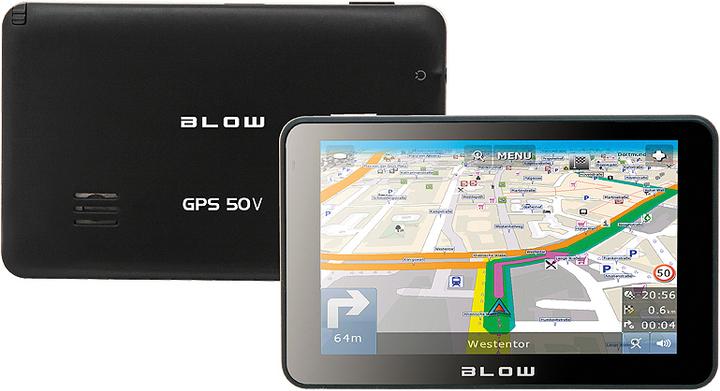 Image du produit Blow GPS50V Système de navigation fixe (5 pouces) TFT écran tactile (5")
