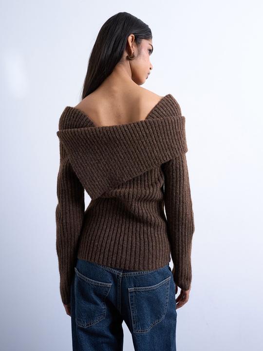 Immagine prodotto Spokey Normal geschnitten Schulterfrei Schulterfrei Strickoberteil Strickpullover (XS)