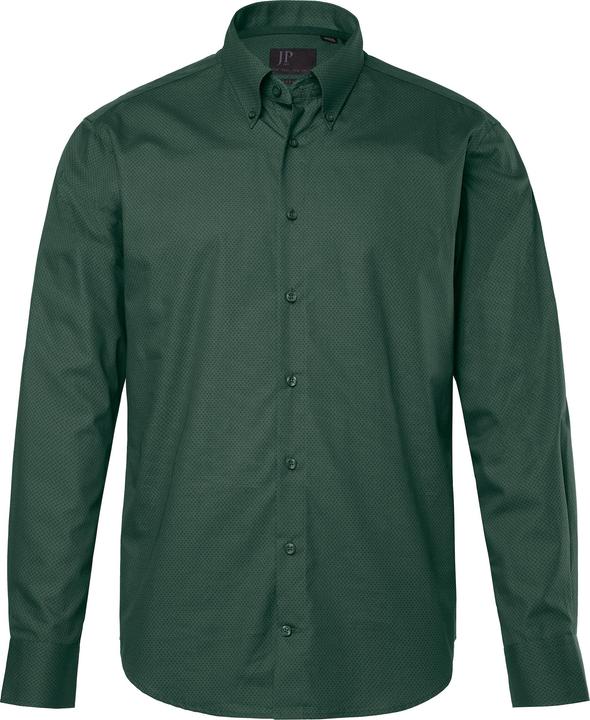Actual product image JP1880 shirt, long-sleeved, minimal print, button down collar, modern fit, up to 8 XL (XXL)